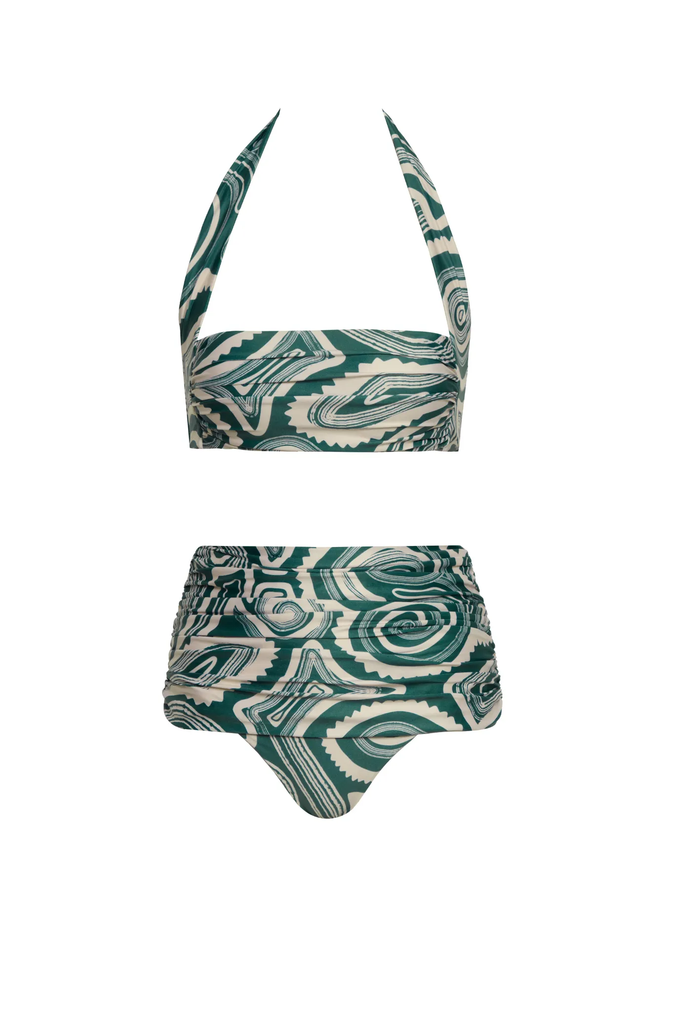 Top De Bikini Paula Green Pavoni & Bottom De Bikini Pau Green Pavoni