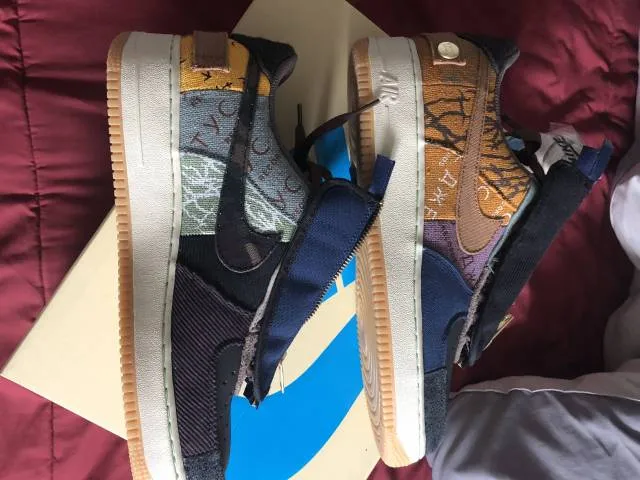 Travis scott x nike air force 1 low cactus jack