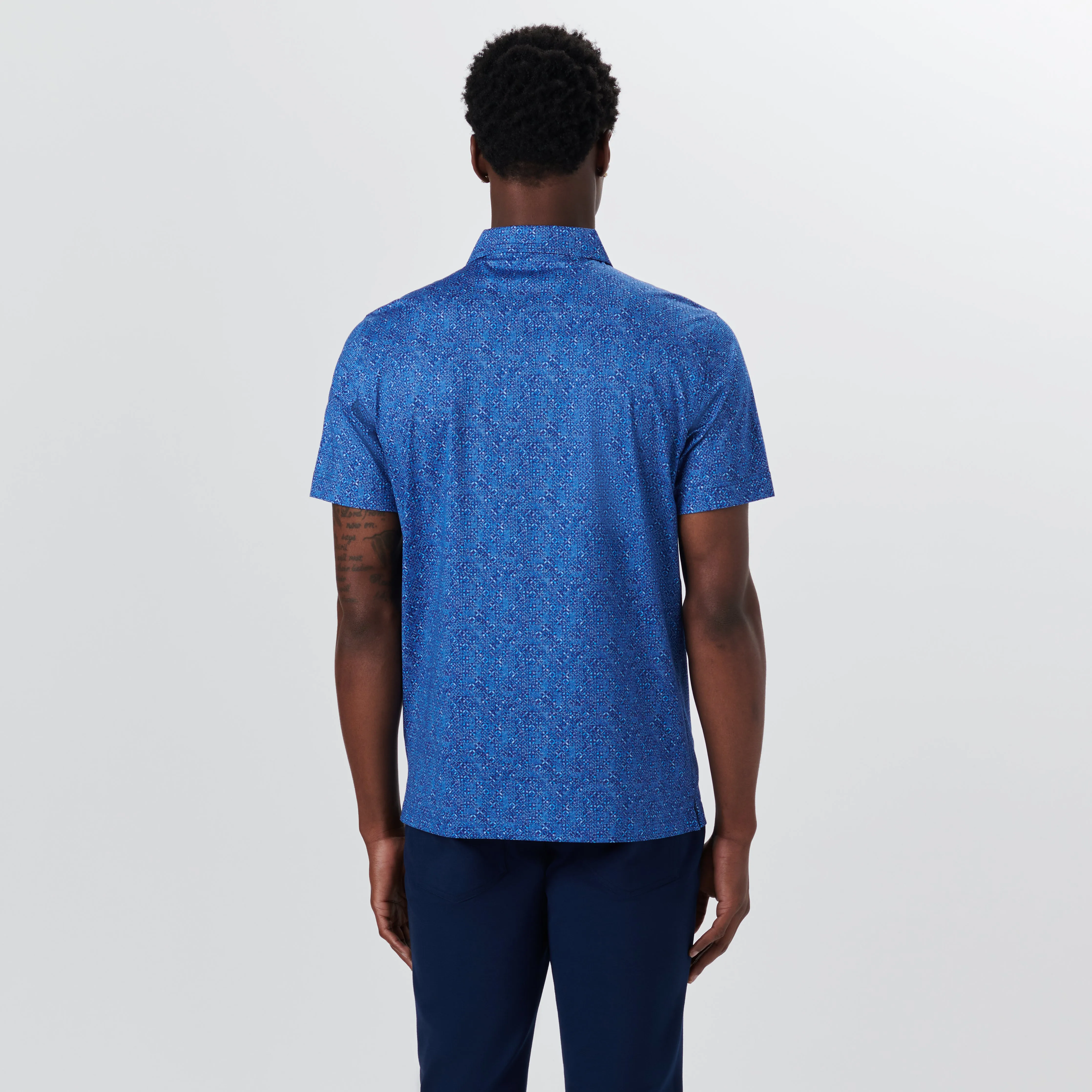 VICTOR Mosaic Print OoohCotton Polo