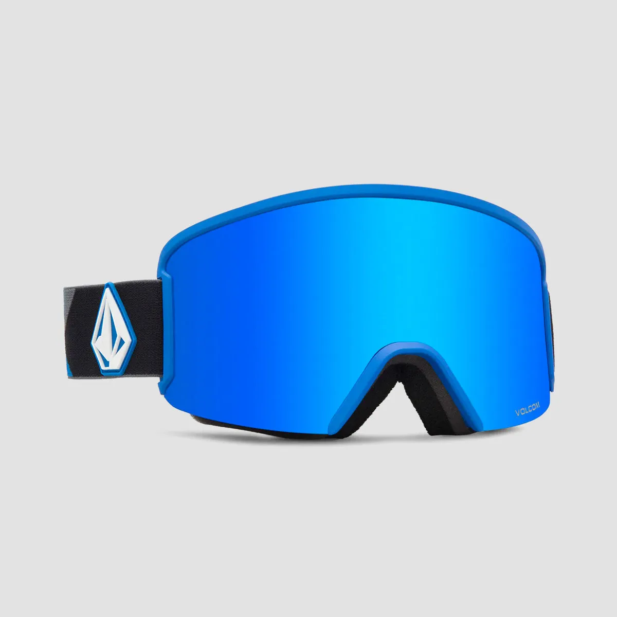 Volcom Garden Snow Goggles Blue/Dark Grey/Blue Chrome + Bonus Lens Yellow