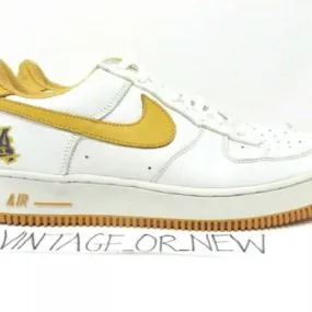 Vtg 2002 nike air force 1 low la los angeles lakers canyon gold 624040-173 sz 11