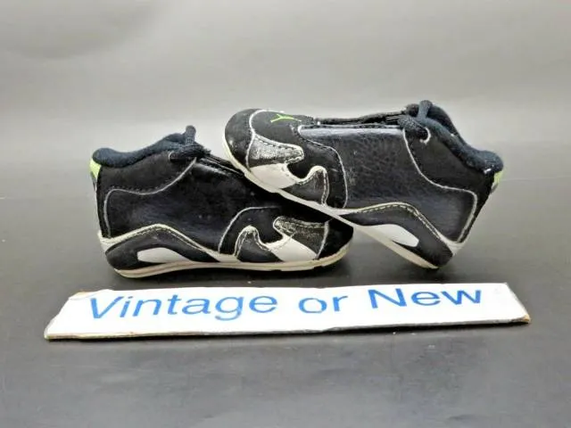 Vtg og nike air jordan xiv 14 indiglo toddler infant crib cb 1998 sz 1c