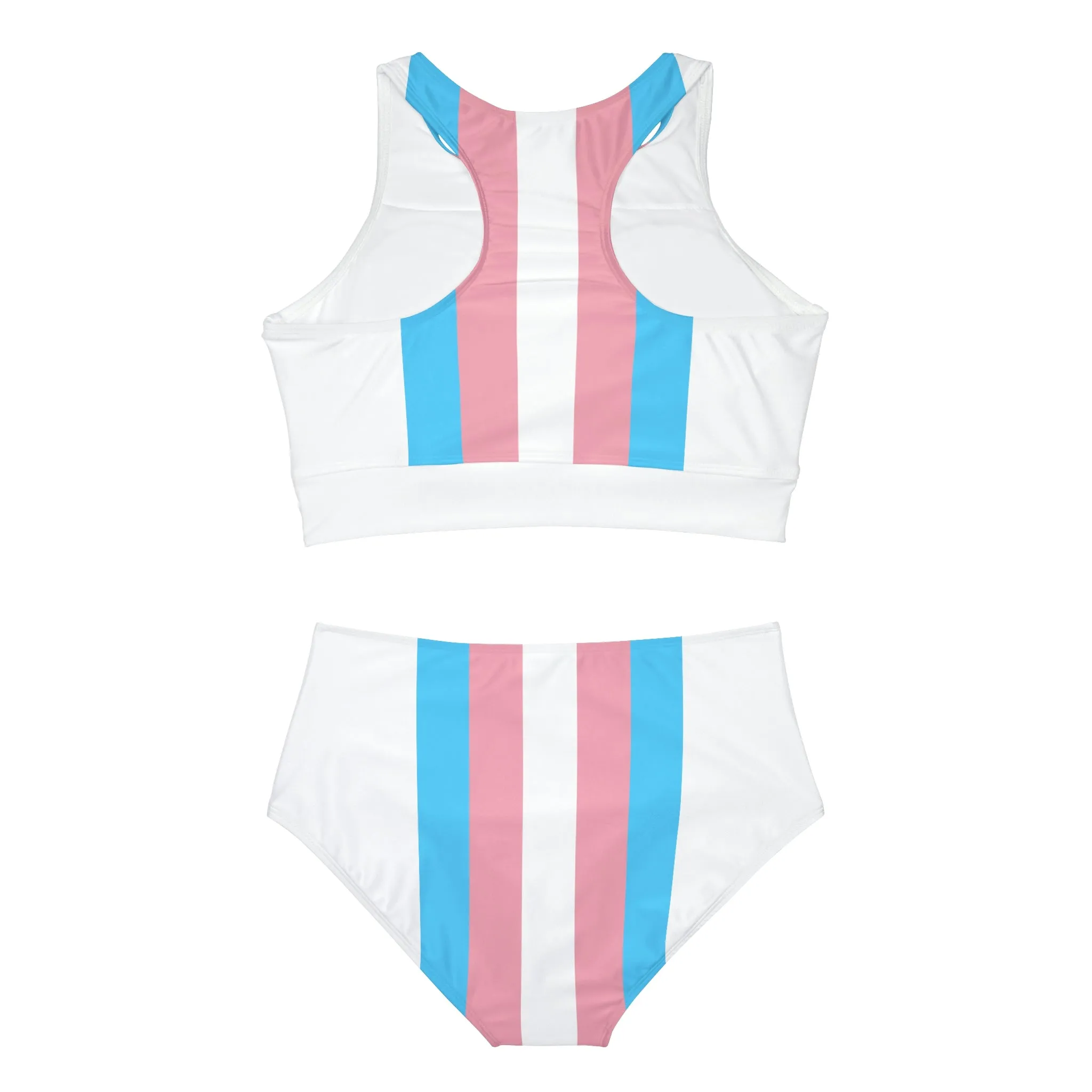 White Sports Bikini Twin-Set