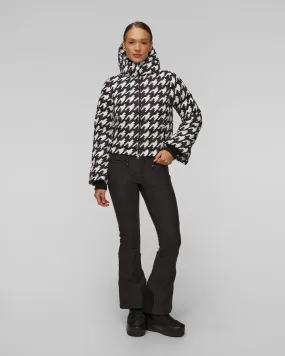 Women's ski jacket Perfect Moment Polar Flare  W3001158-houndstooth-blacksnowwhite