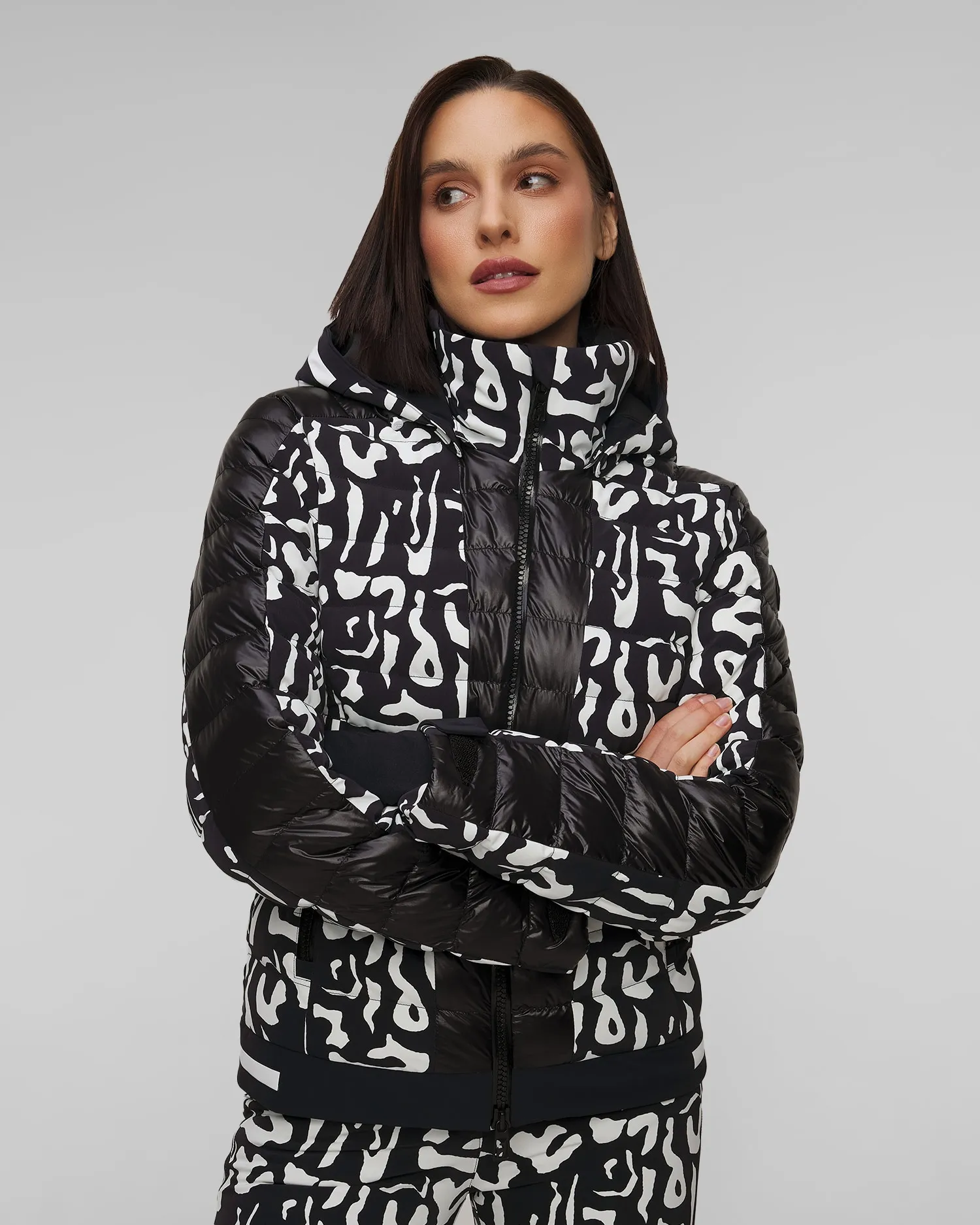 Women's ski jacket Toni Sailer Norma Print 342121P-201