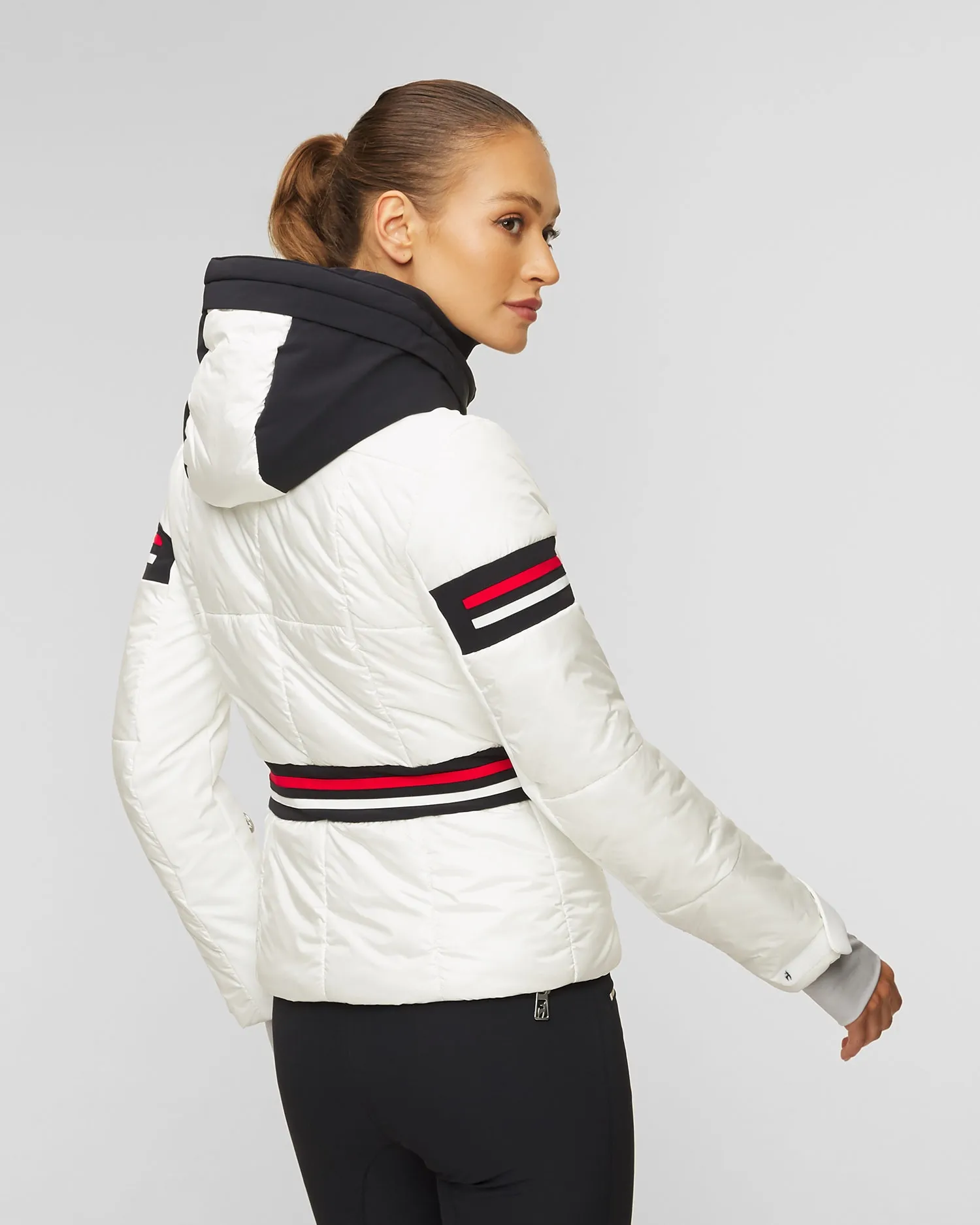 Women's white ski jacket Toni Sailer Nana 332112-201