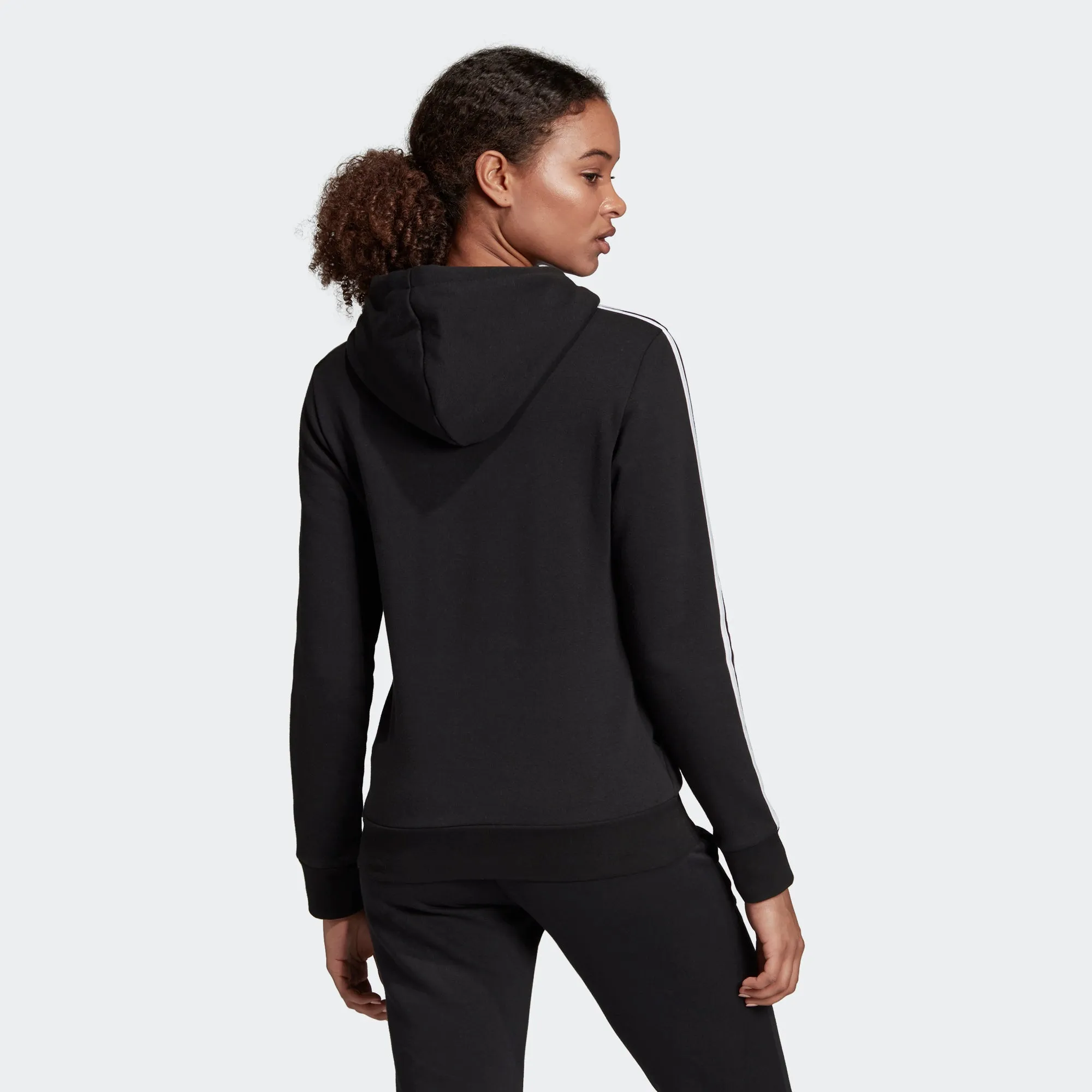 Women's adidas Essentials 3-Stripes Hoodie Black