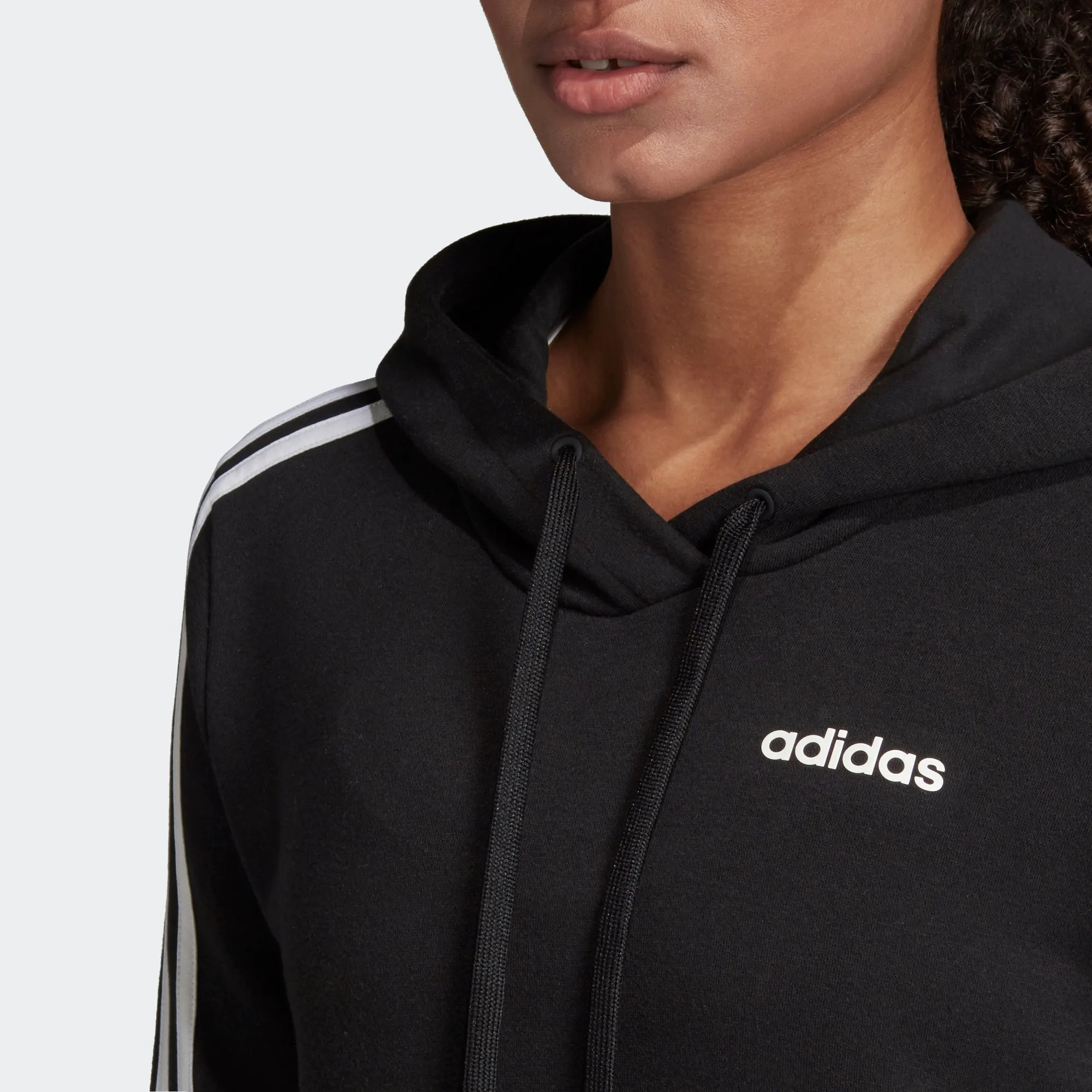 Women's adidas Essentials 3-Stripes Hoodie Black