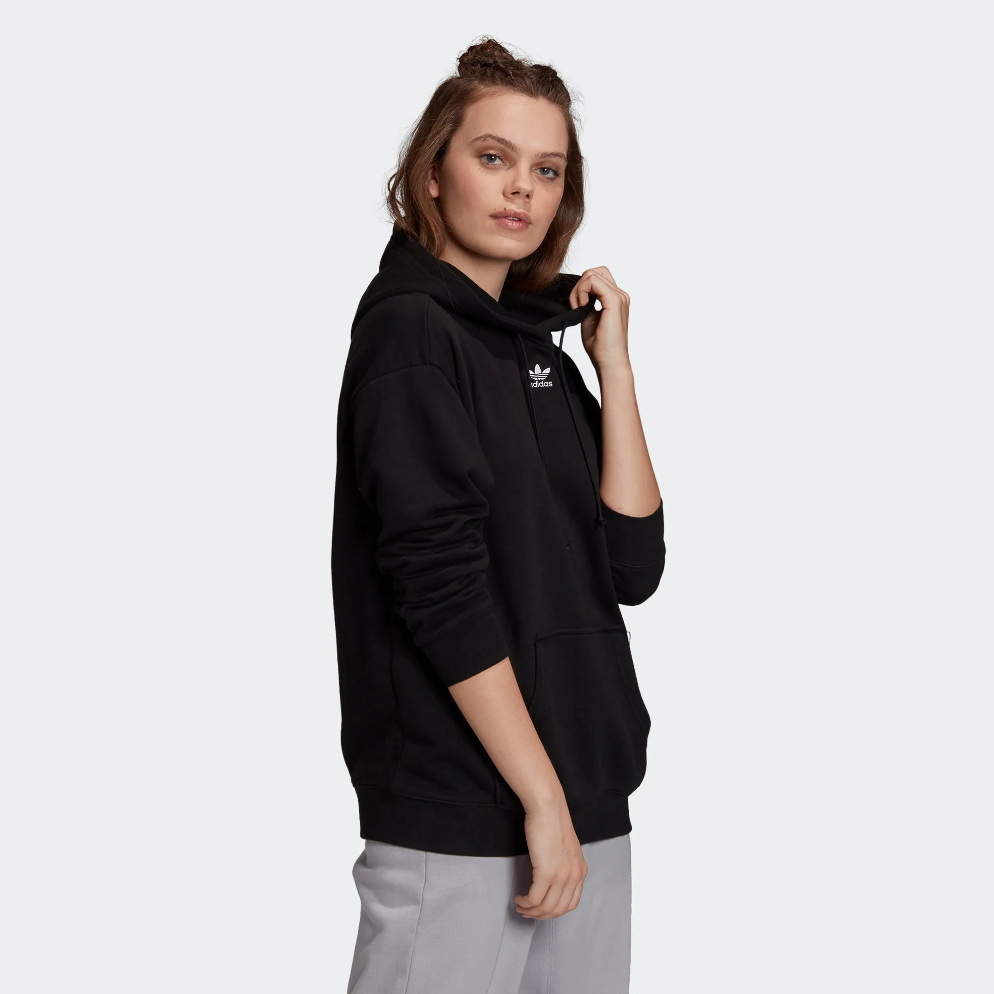 Women's adidas Essentials Trefoil Hoodie Black