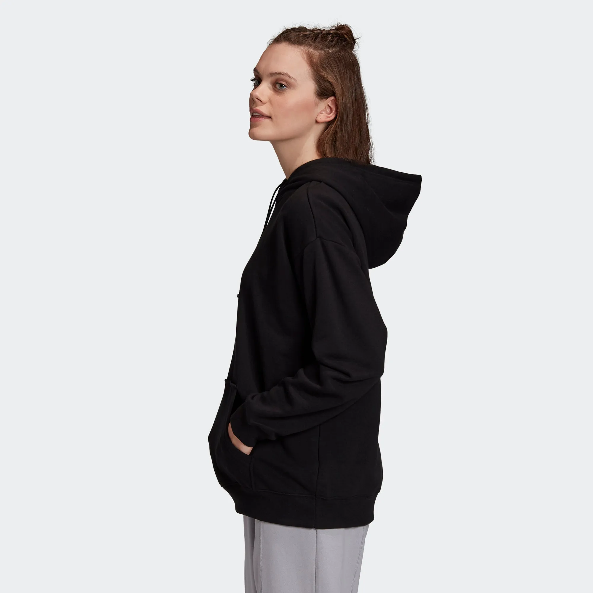 Women's adidas Essentials Trefoil Hoodie Black