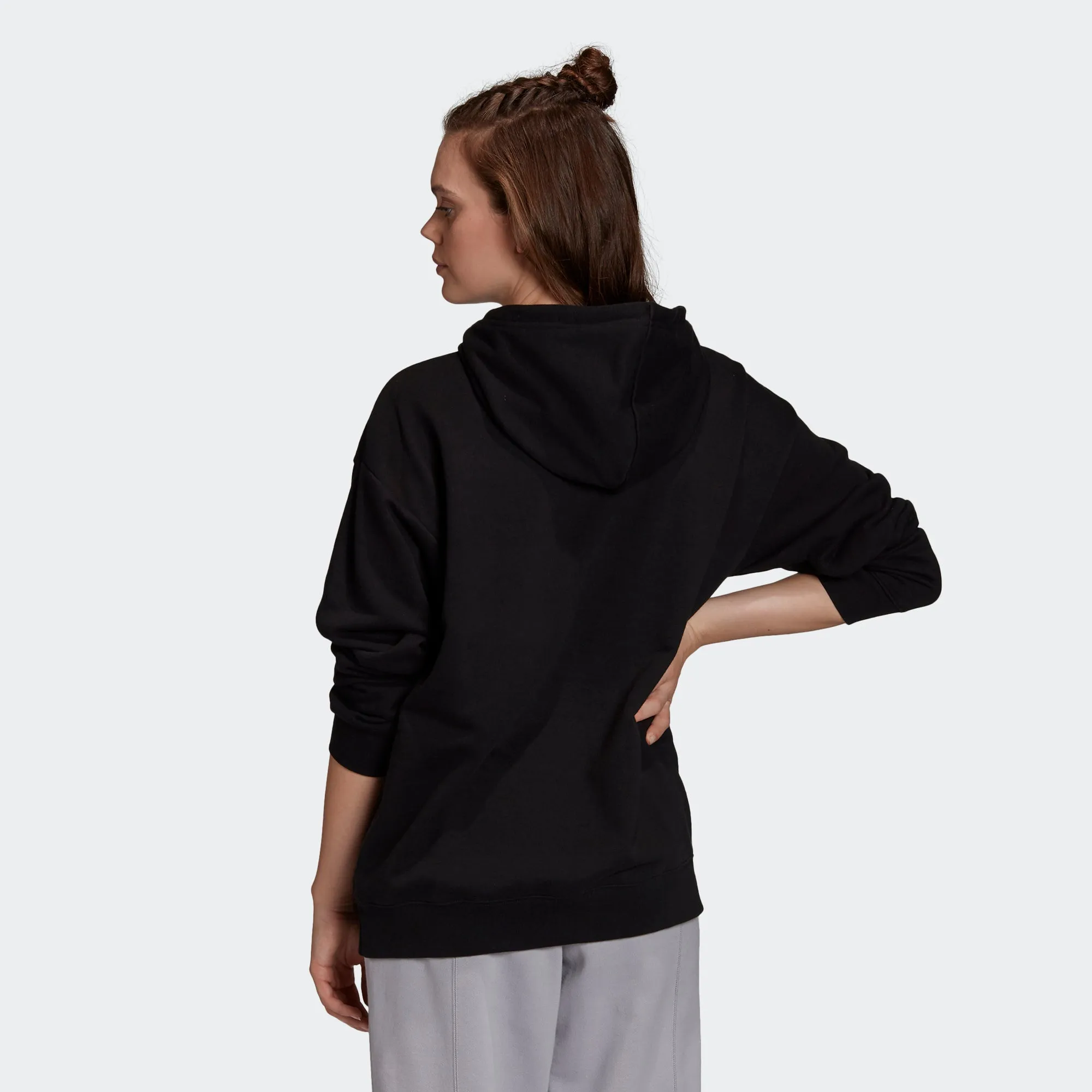 Women's adidas Essentials Trefoil Hoodie Black