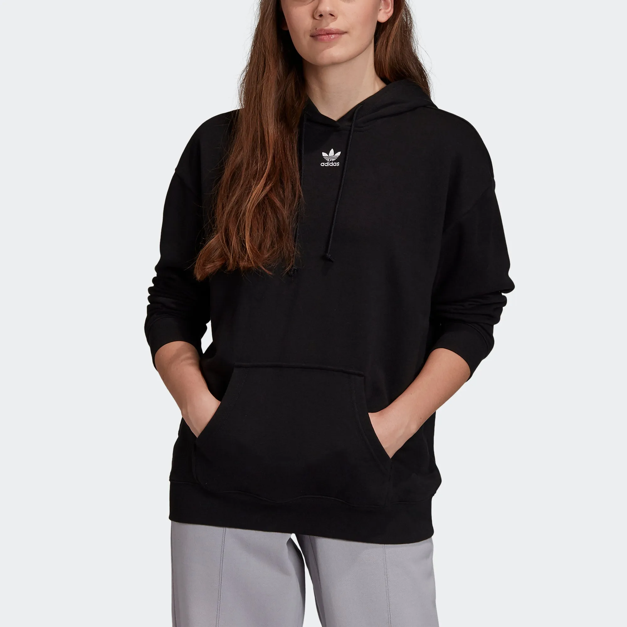 Women's adidas Essentials Trefoil Hoodie Black