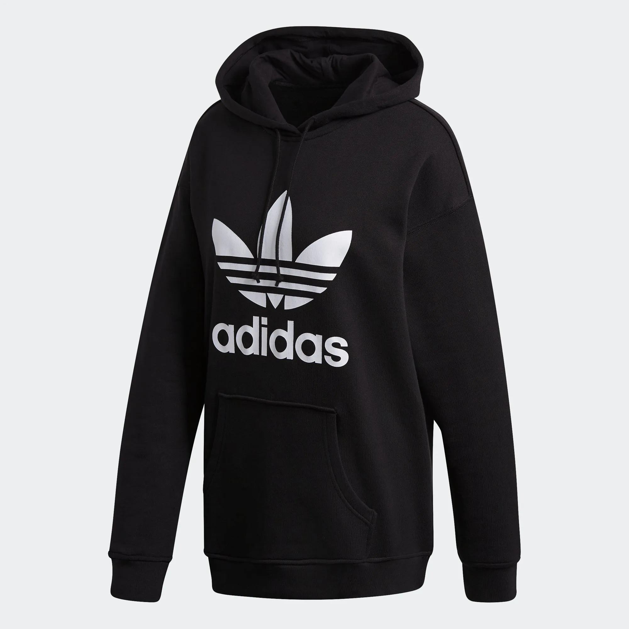 Women's adidas Originals Adicolor Trefoil Hoodie Black