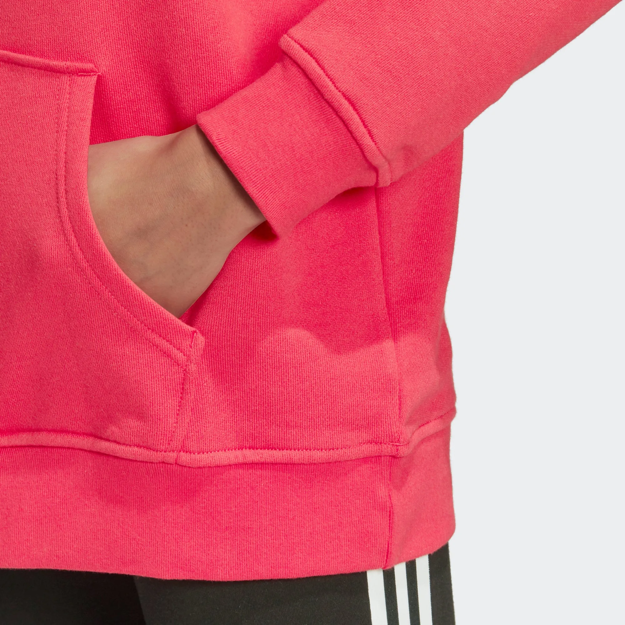 Women's adidas Originals Adicolor Trefoil Hoodie Power Pink