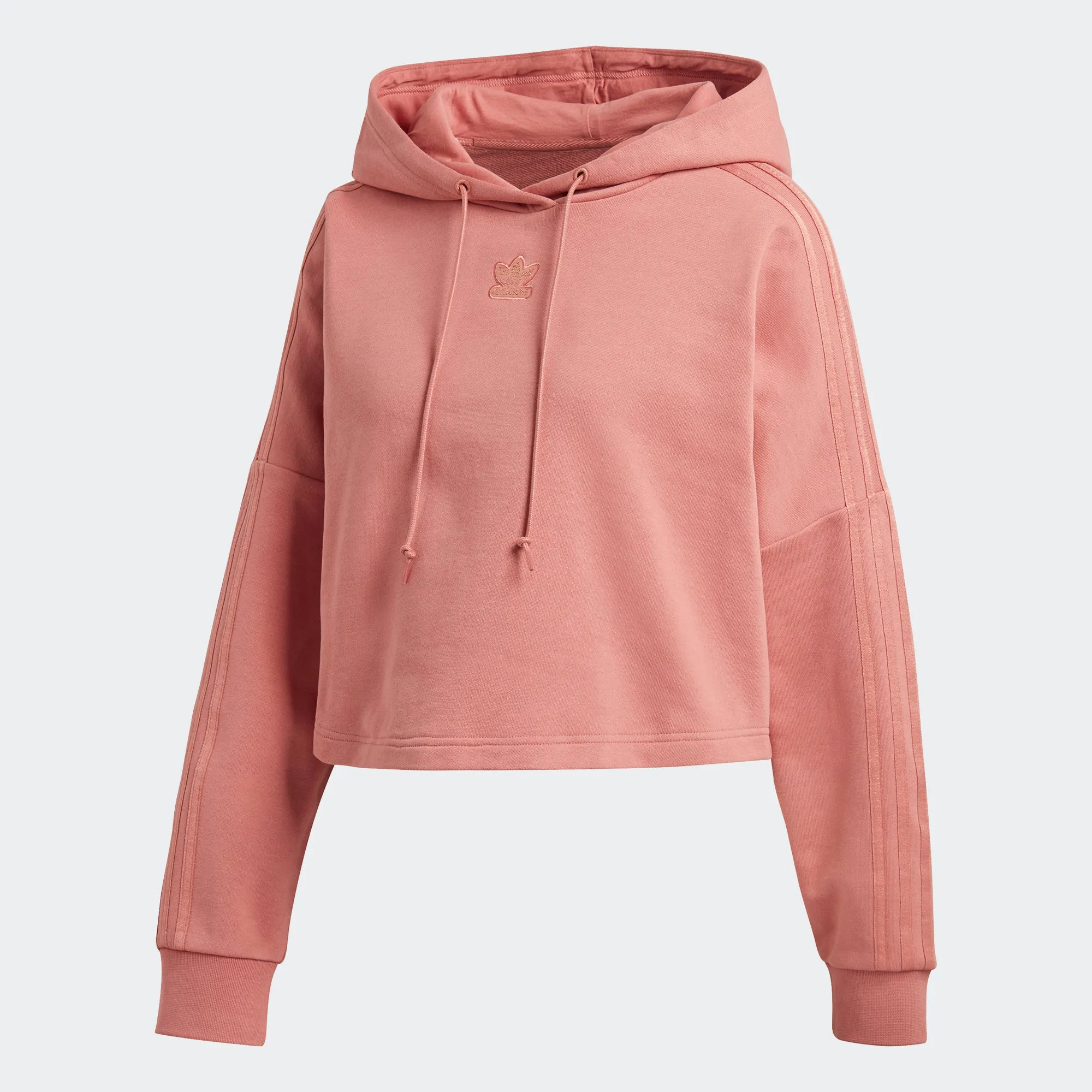 Women's adidas Originals Cropped Hoodie Ash Pink