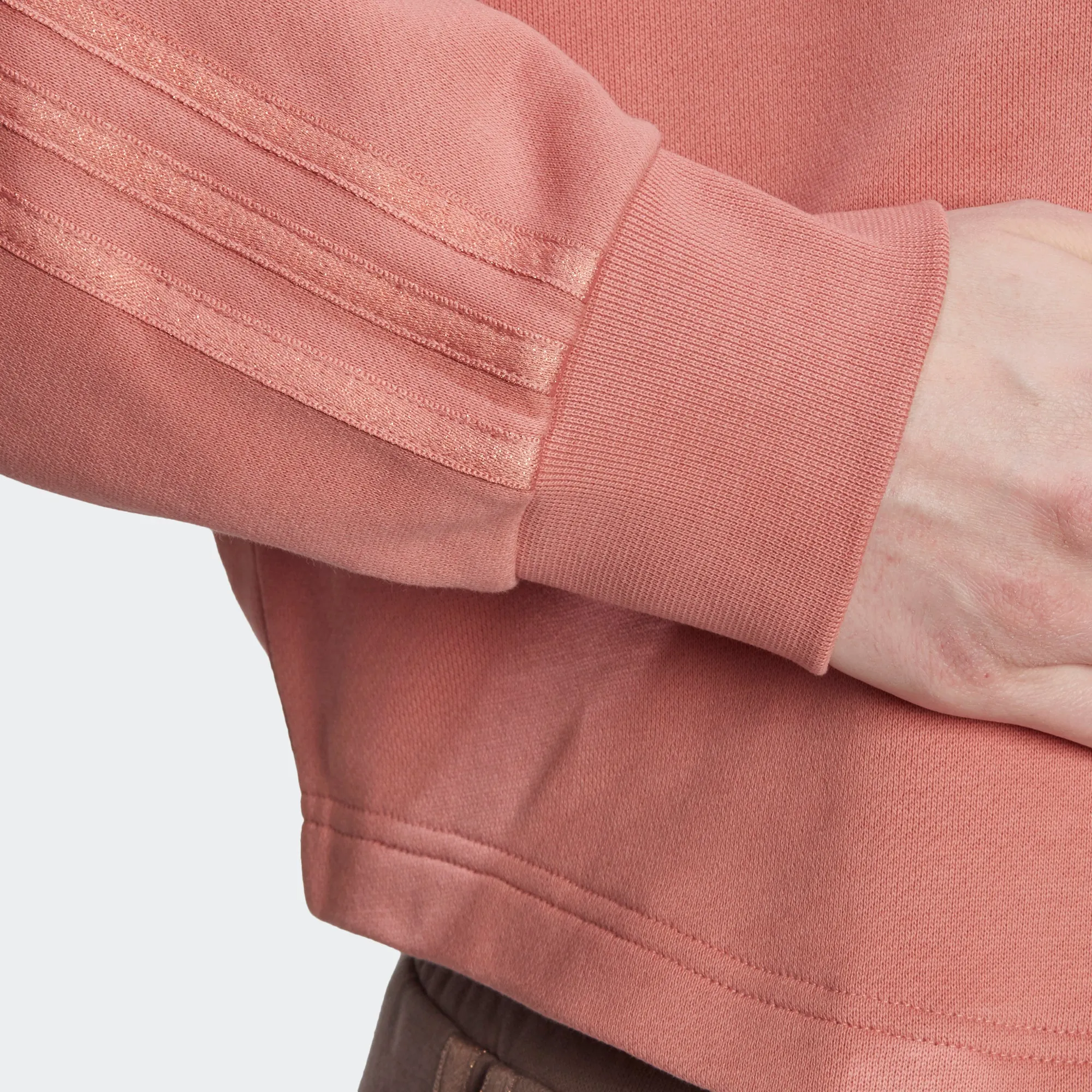 Women's adidas Originals Cropped Hoodie Ash Pink