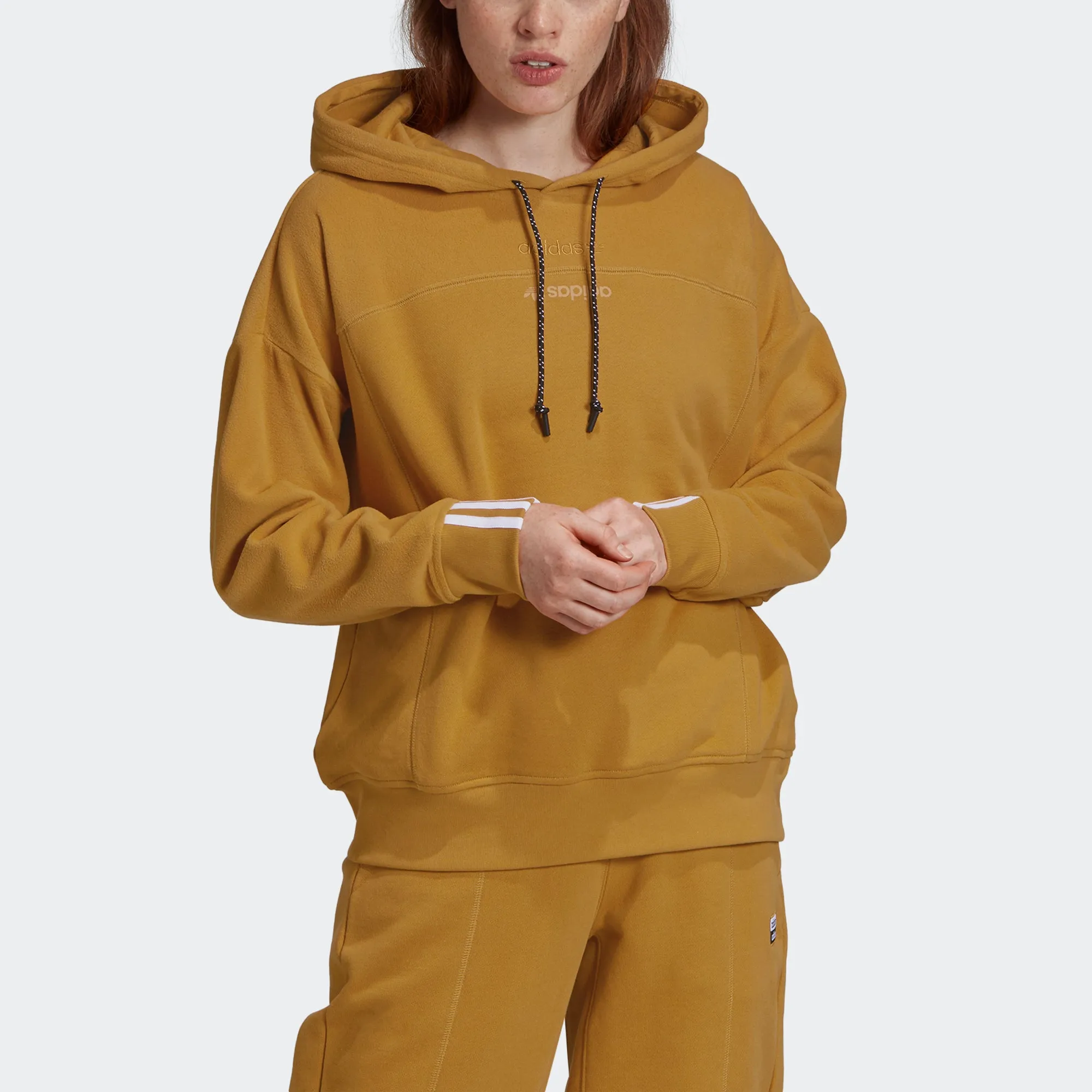 Women's adidas Originals R.Y.V. Hoodie Legacy Gold