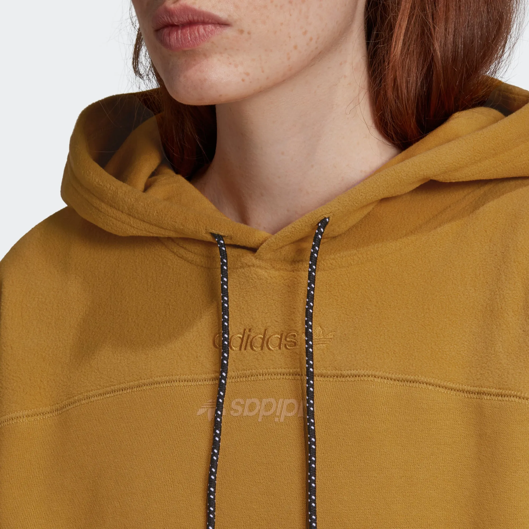 Women's adidas Originals R.Y.V. Hoodie Legacy Gold