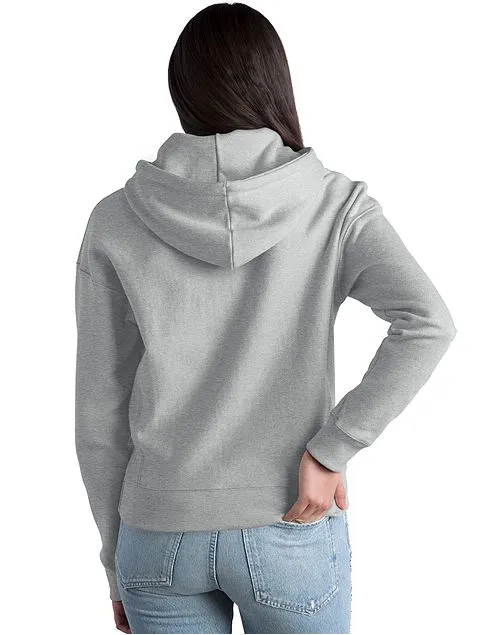 Women's Champion Life Pullover Hoodie C Logo Chalk White