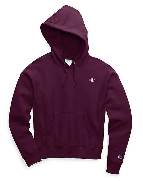 Women's Champion Life Pullover Hoodie C Logo Venetian Purple