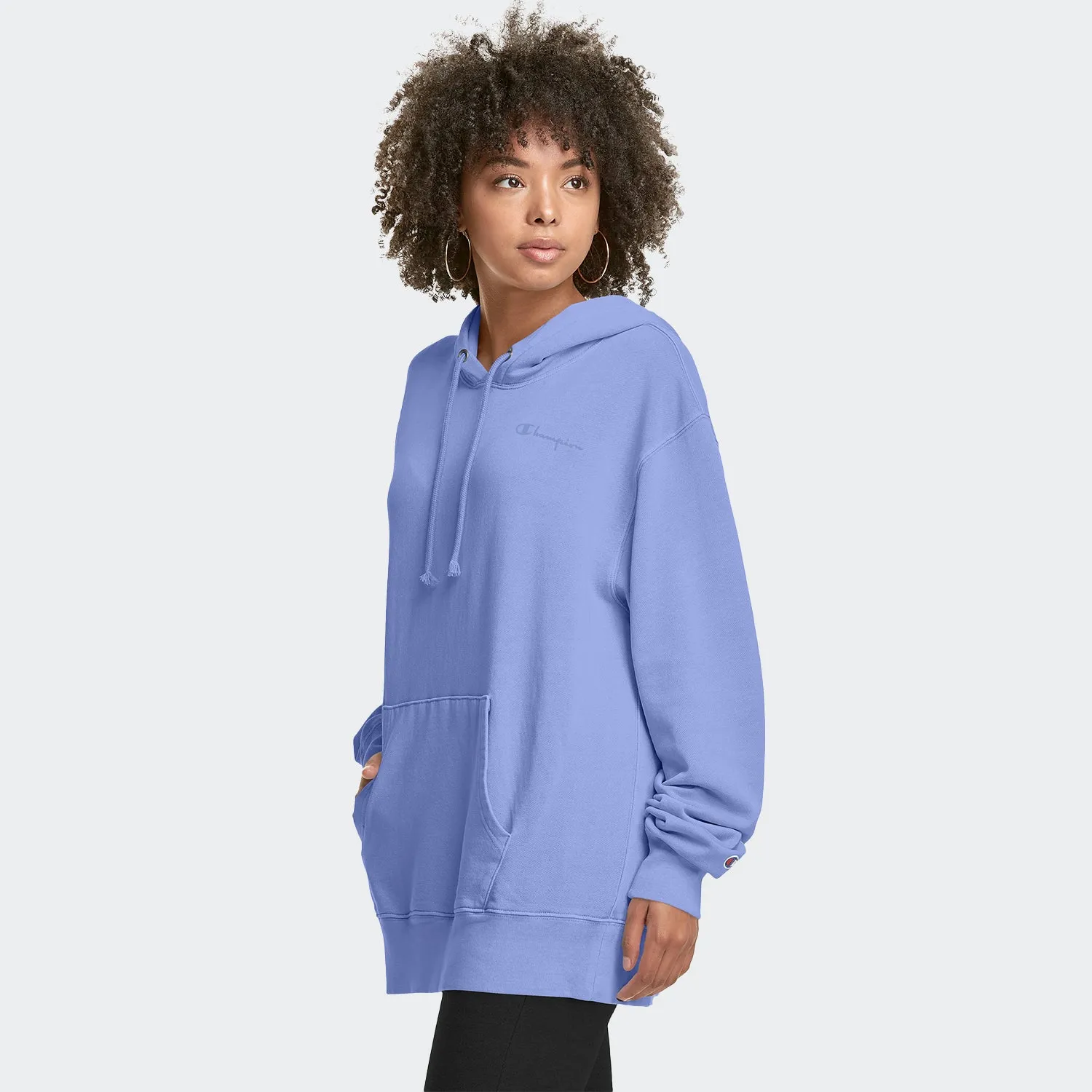 Women's Champion Lightweight Fleece Hoodie Charming Blue