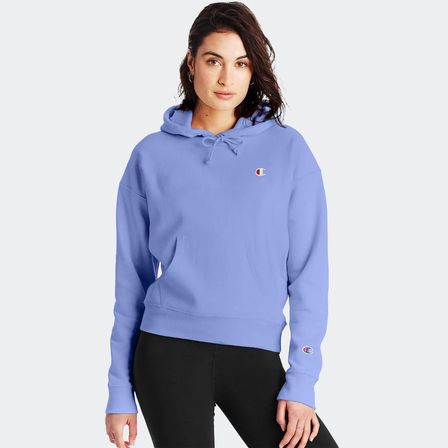 Women's Champion RW Hoodie C Logo Charming Blue