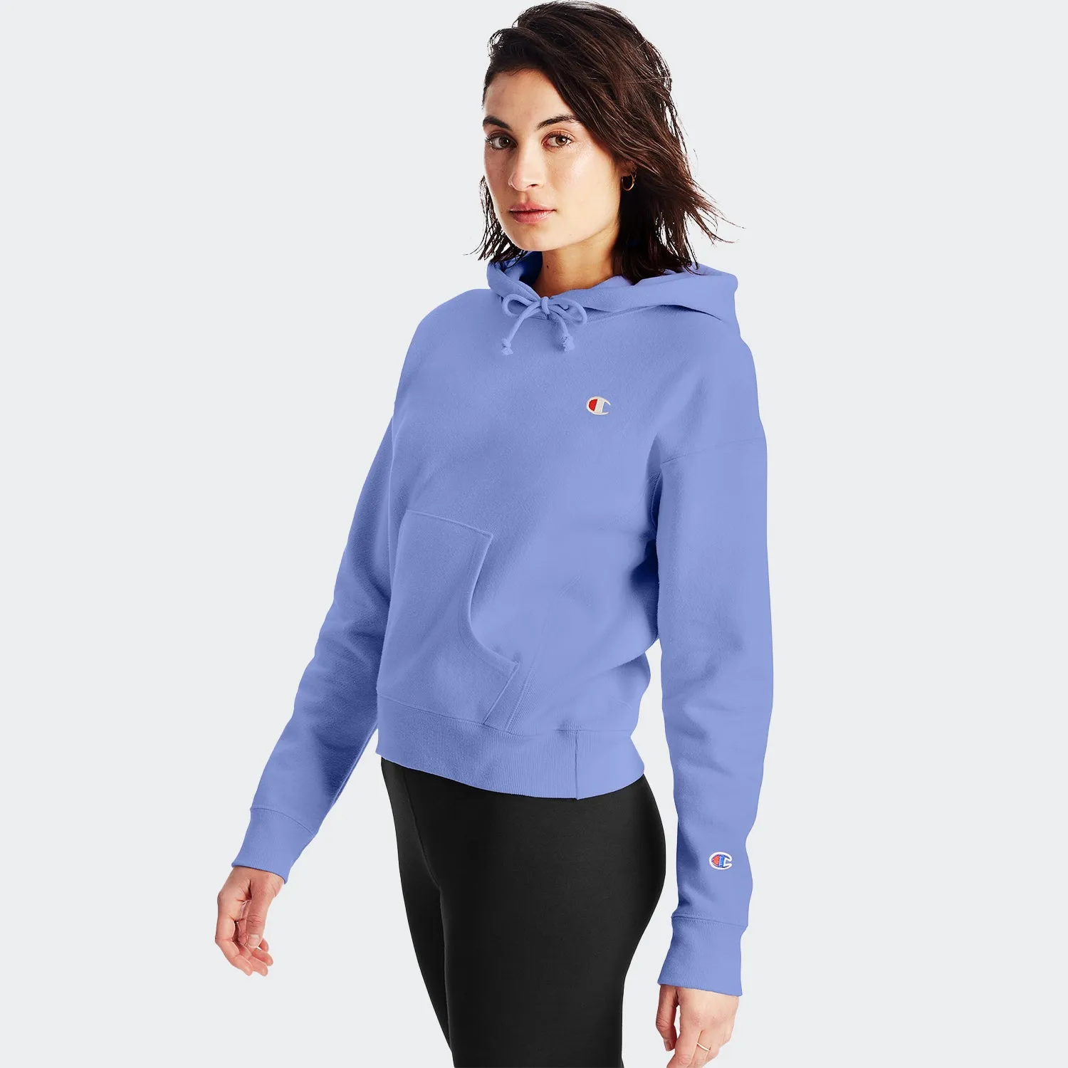 Women's Champion RW Hoodie C Logo Charming Blue