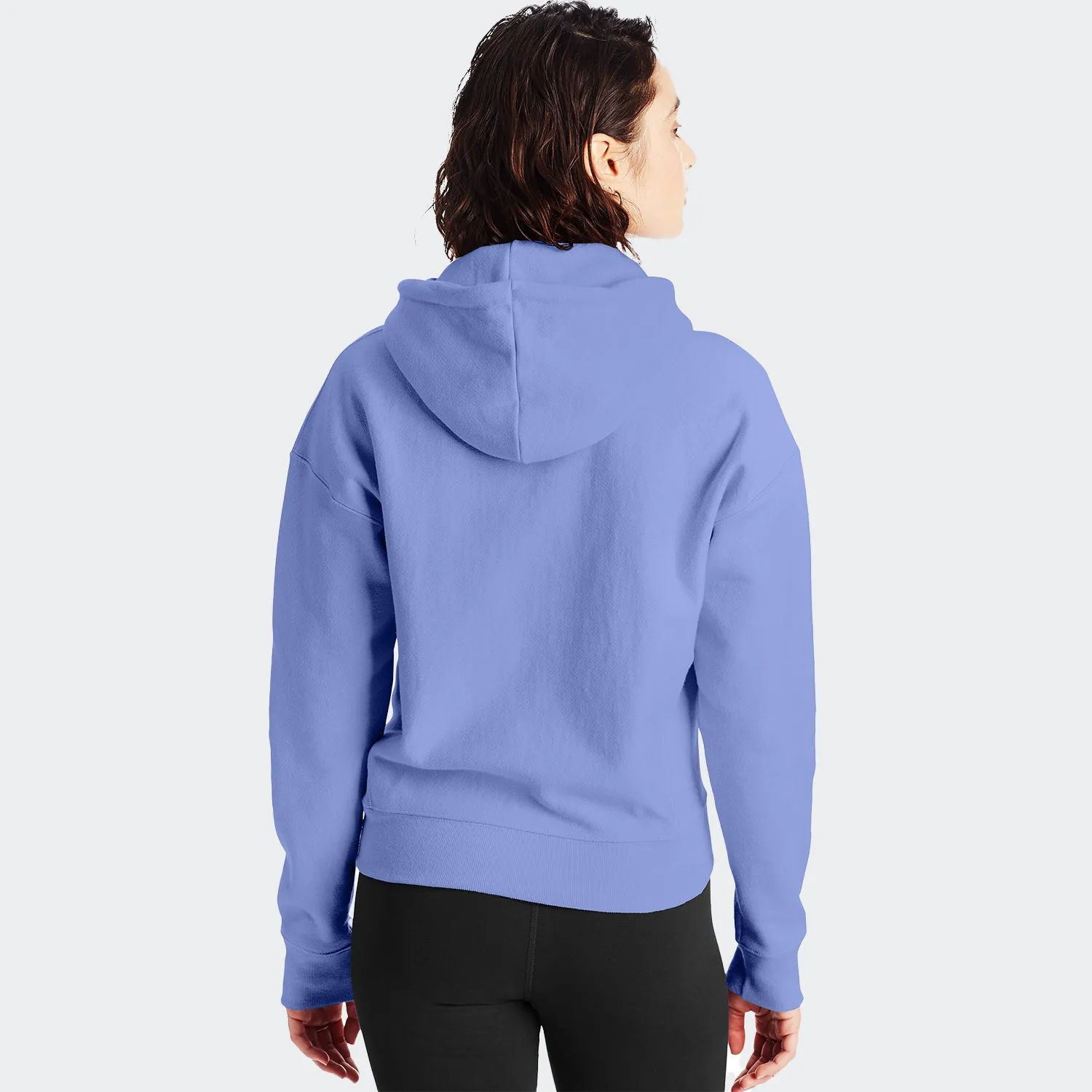 Women's Champion RW Hoodie C Logo Charming Blue