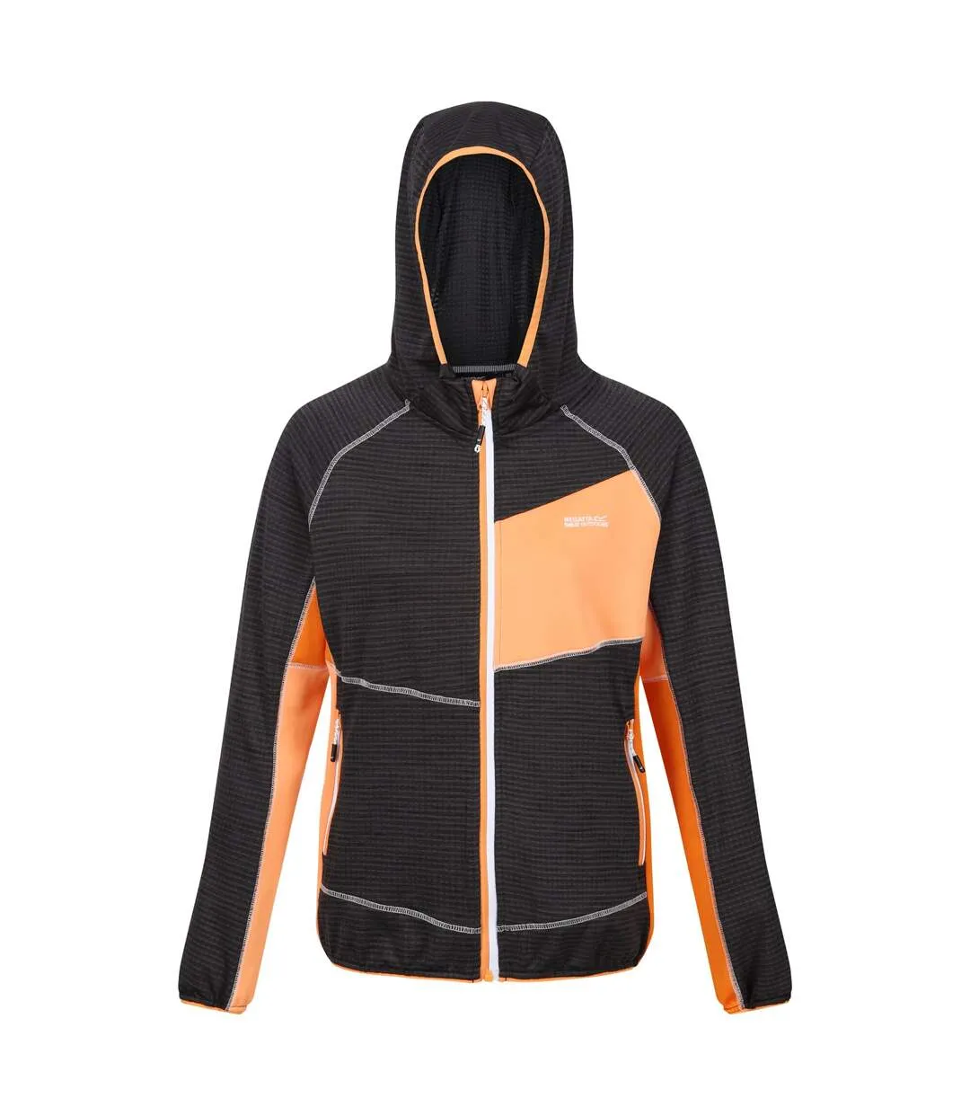 Womens/ladies attare ii marl jacket black/apricot crush Regatta