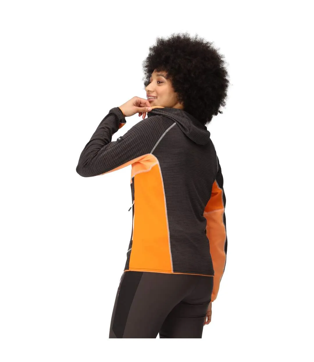 Womens/ladies attare ii marl jacket black/apricot crush Regatta