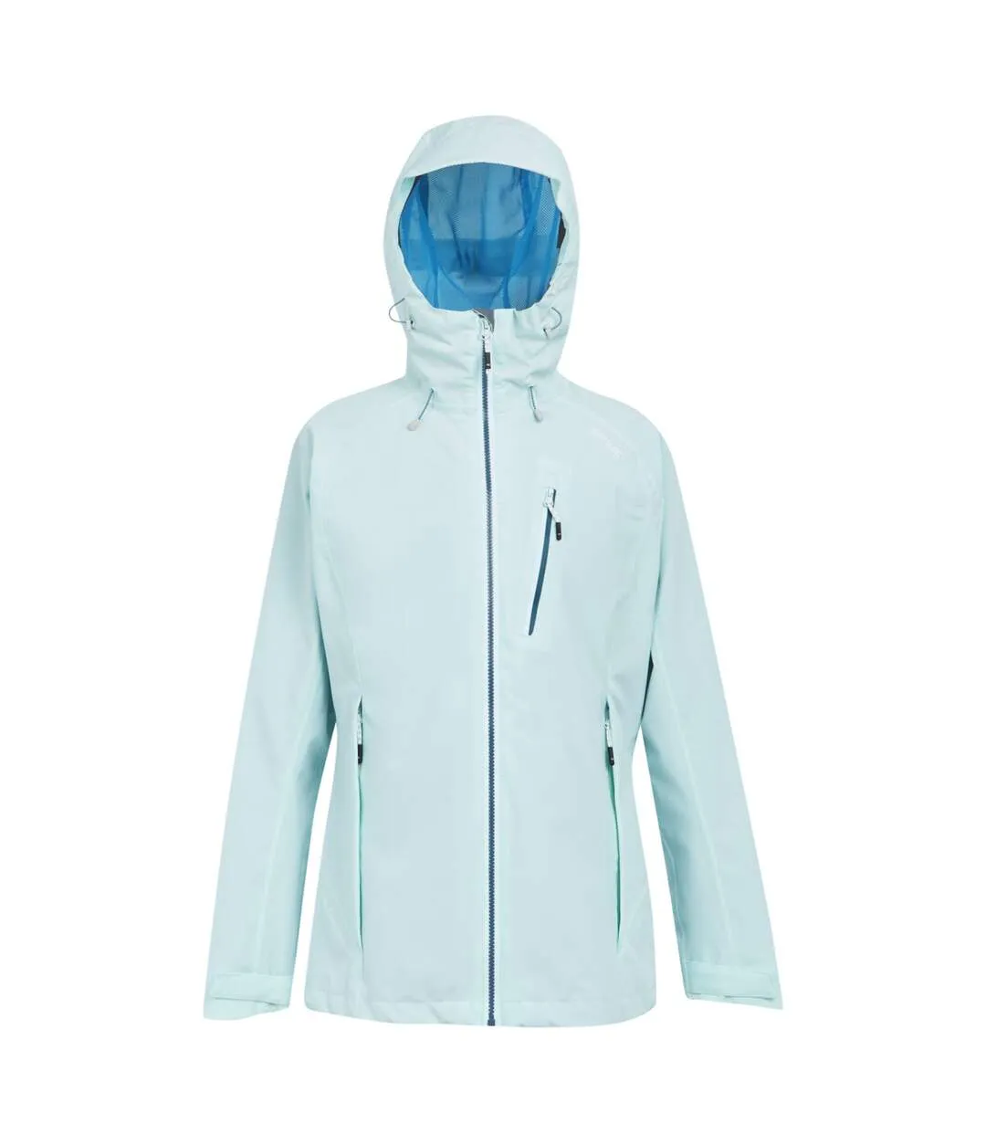 Womens/ladies birchdale shell waterproof jacket bleached aqua Regatta