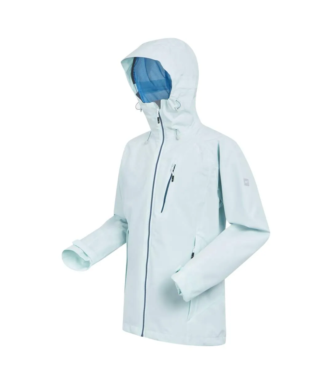 Womens/ladies birchdale shell waterproof jacket bleached aqua Regatta